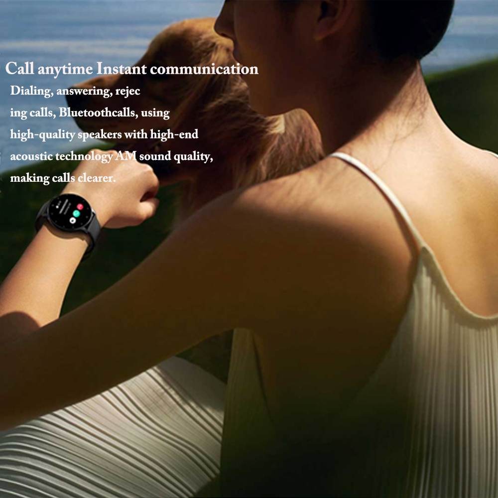 Smartwatch 1.28 Polegada Tela De Toque Completa Modo Esportivo Freqüência Cardíaca Movimento Pista Relógio Android IOS E