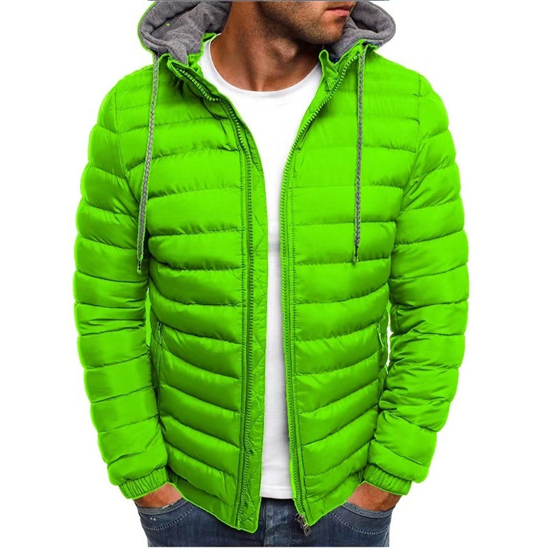 2024 Mais Tamanho Casaco De Puffer De Poliamida De Nylon Para Homens Inverno Forrado De Bolso Interno