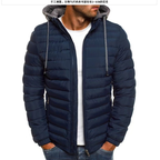2024 Mais Tamanho Casaco De Puffer De Poliamida De Nylon Para Homens Inverno Forrado De Bolso Interno