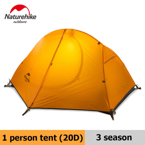 Naturehike Tenda Ultraleve Ao Ar Livre 3 Temporada À Prova Dwaterproof Água 20D Náilon Caminhadas 1 Pessoa Mochila Acamp