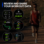 Zeblaze Stratos 3 PRO Smartwatch AMOLED 1.43" Corrida Relógio Inteligente GPS 18 dias de espera