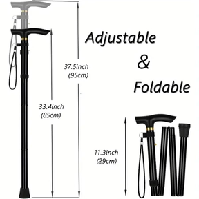 Bastão Caminhada Trekking Bengala Trilha Retrátil Alumínio
