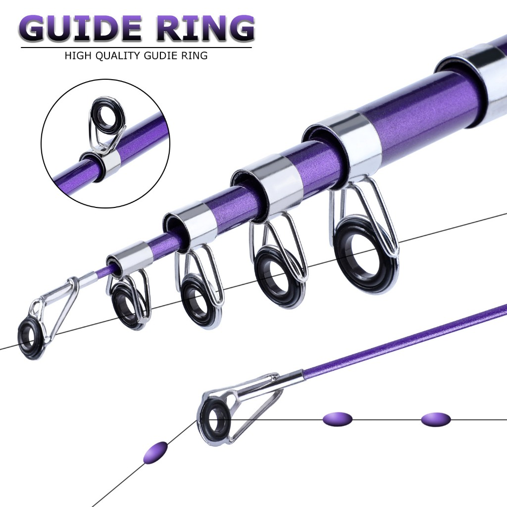 Sougayilang Vara De Pesca Telescópica Portátil , 4 Cores , 1.8m-3.0m , Equipamento Ao Ar Livre , De Carpa , Fibra De Car