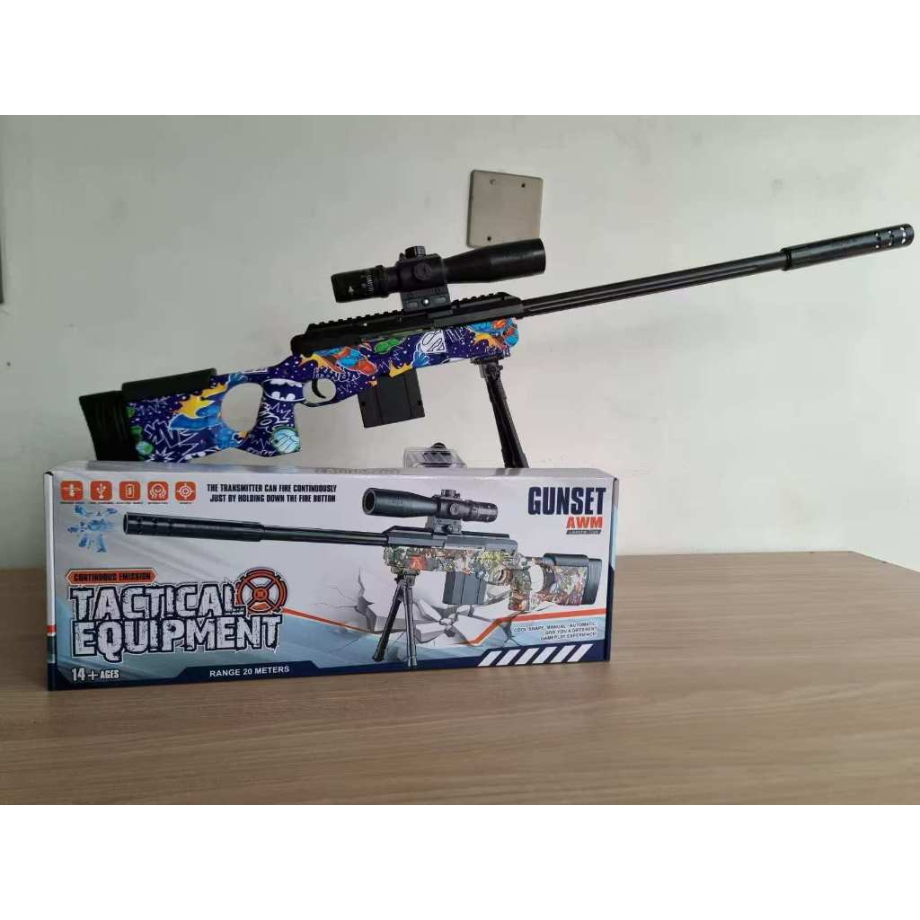 Arma Elétrica Lança Bolinhas De Gel Com Bolinhas Arminha de Gel