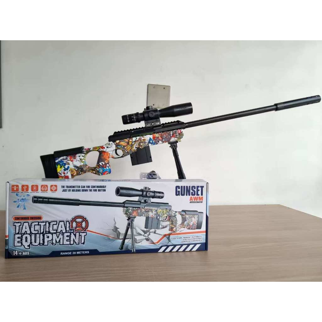 Arma Elétrica Lança Bolinhas De Gel Com Bolinhas Arminha de Gel