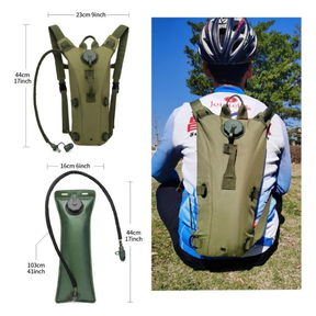 Bolsa Saco Estanque 3l Impermeável Camping Acampamento Água Mochila de hidratação para ciclismo