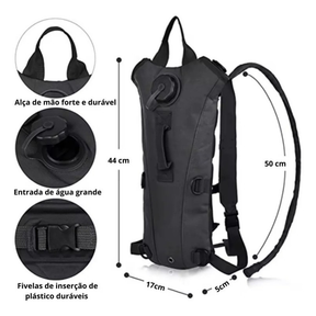 Bolsa Saco Estanque 3l Impermeável Camping Acampamento Água Mochila de hidratação para ciclismo
