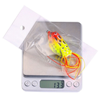 Kit 12 Iscas Artificial Sapo Frog Anti Enrosco ca De Pesca De Sapo Biônico Especiais Para Baixo E Água Doce