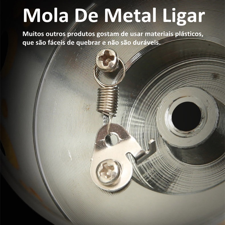 【Compre 1 e ganhe 1 grátis】Carretilha de pesca 5.2:1 Fishing Wheel Spinning Reels MaxDrag 15 Kg