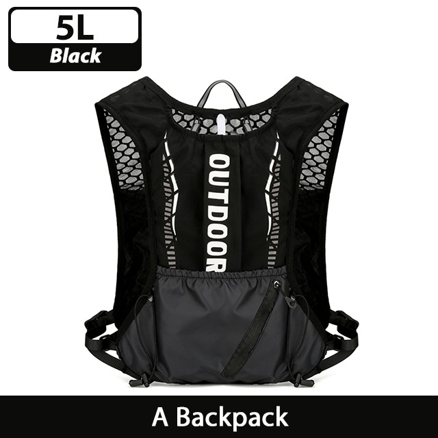 Newboler 5L Mochila De Hidratação Para Bicicleta Leve E Respirável Colete De Corrida À Prova D'água Ciclismo Com