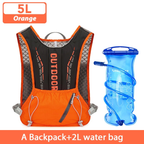 Newboler 5L Mochila De Hidratação Para Bicicleta Leve E Respirável Colete De Corrida À Prova D'água Ciclismo Com