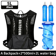 Newboler 5L Mochila De Hidratação Para Bicicleta Leve E Respirável Colete De Corrida À Prova D'água Ciclismo Com