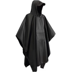 Capa de Chuva PVC Impermeável Completa p/ Motoqueiro c/ Capuz,Forro e Capas de Sapato, Tamanho Único