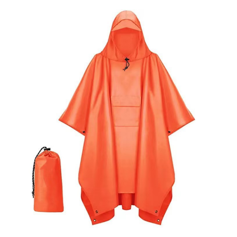 Capa de Chuva PVC Impermeável Completa p/ Motoqueiro c/ Capuz,Forro e Capas de Sapato, Tamanho Único