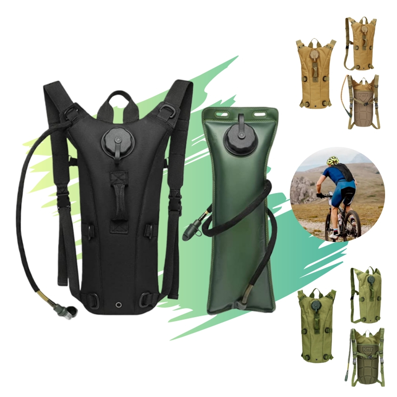 Bolsa Saco Estanque 3l Impermeável Camping Acampamento Água Mochila de hidratação para ciclismo