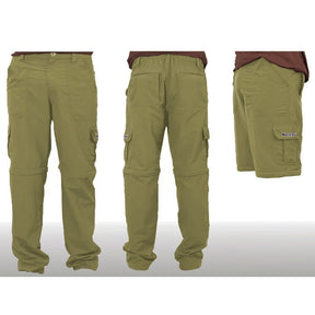 Calça De Pesca Trilha Vira Bermuda Nortrek 6 Bolsos Prot. Uv 50+