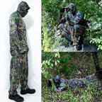 Roupa Camuflada Completa ( Calça + Camisa com capuz + Bandana )