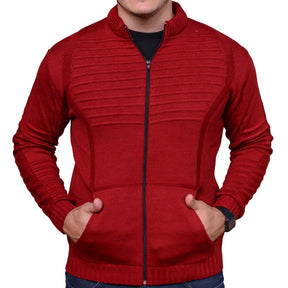 Casaco Parca Jaqueta Masculina Grossa de Inverno com Bolso e Zíper Quente Lisa Camuflada para Homens