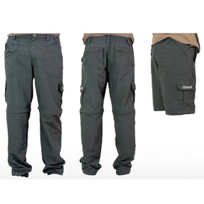 Calça De Pesca Trilha Vira Bermuda Nortrek 6 Bolsos Prot. Uv 50+