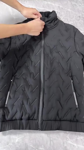 Novo Casaco De Inverno Masculino Velo Espesso Quente Cor Sólida Colarinho De Pé De Tamanho Grande