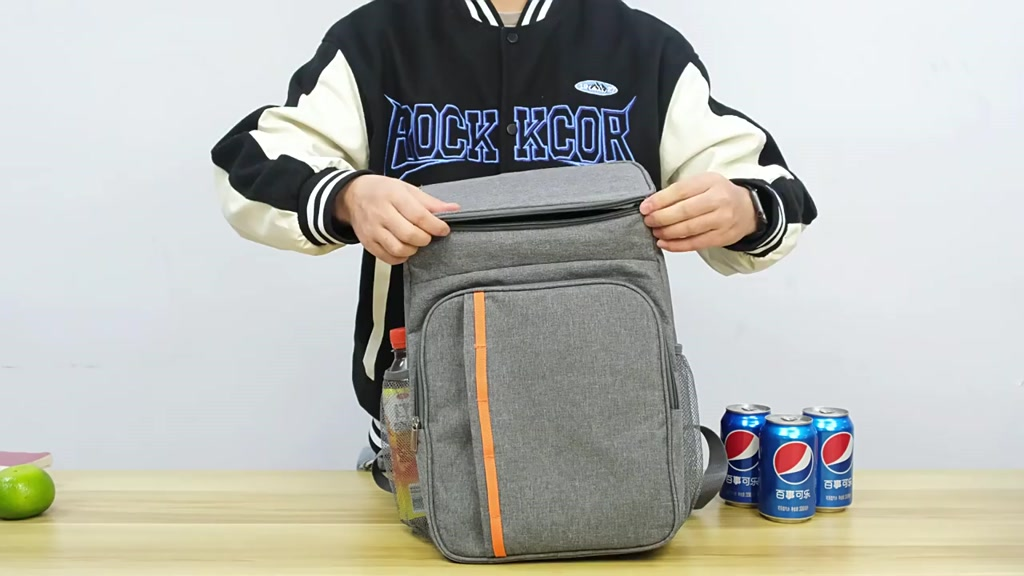 Mochila térmica bolsa térmica acampamento ao ar livre mochila piquenique oxford tecido impermeável bolsa de gelo isolada