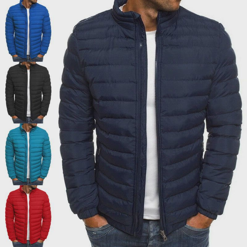 Casaco Quente Bubble Warm Coat Jacket Puffer Masculino Acolchoado Inverno Roupa Exterior Leve