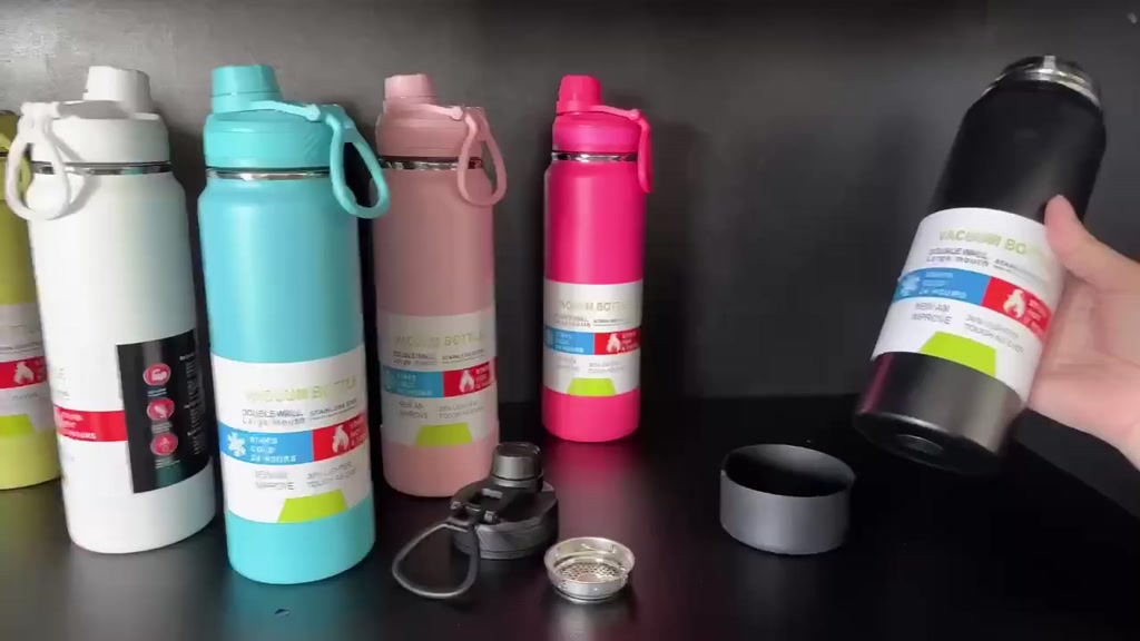 Garrafa Térmica aco inox 304 com 800ml garrafa espacial Quente & Frio Com Isolamento Térmico De Grande Capacidade