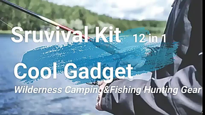 12 em 1 Kit De Acampamento Aventura De Sobrevivência De Emergência Acampamento Tático Militar Aventura Trilha