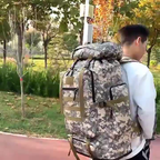 Mochila Cargueira 80L Impermeável para Trilha e Camping Montanismo Viagens Aventuras