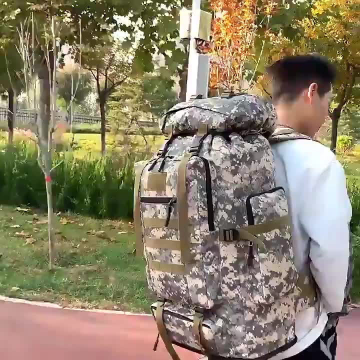 Mochila Cargueira 80L Impermeável para Trilha e Camping Montanismo Viagens Aventuras