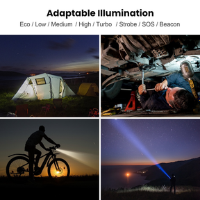 Lanterna Tática Sofirn SP35T 3800 Lúmens LED Com Porta Recarregável USBC Perfuração De Fraldas 21700 Mastigação