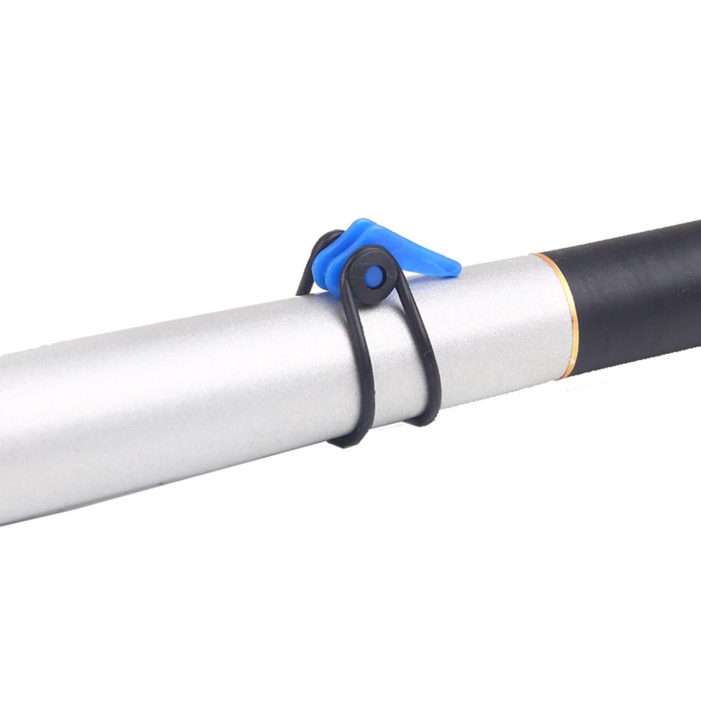 Kit 10 Ganchos Prendedor ajustável de Anzol Iscas e garatéias Para Varas De Pesca