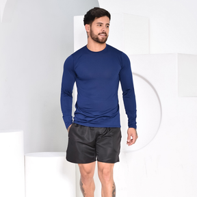 Camisa Camiseta Proteção Uv 50+ Solar Unissex Segunda Pele Frio e Calor Térmica Com Compressao