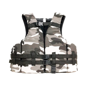 Colete Salva Vidas Camuflado Cinza 120 kg - Lançamento