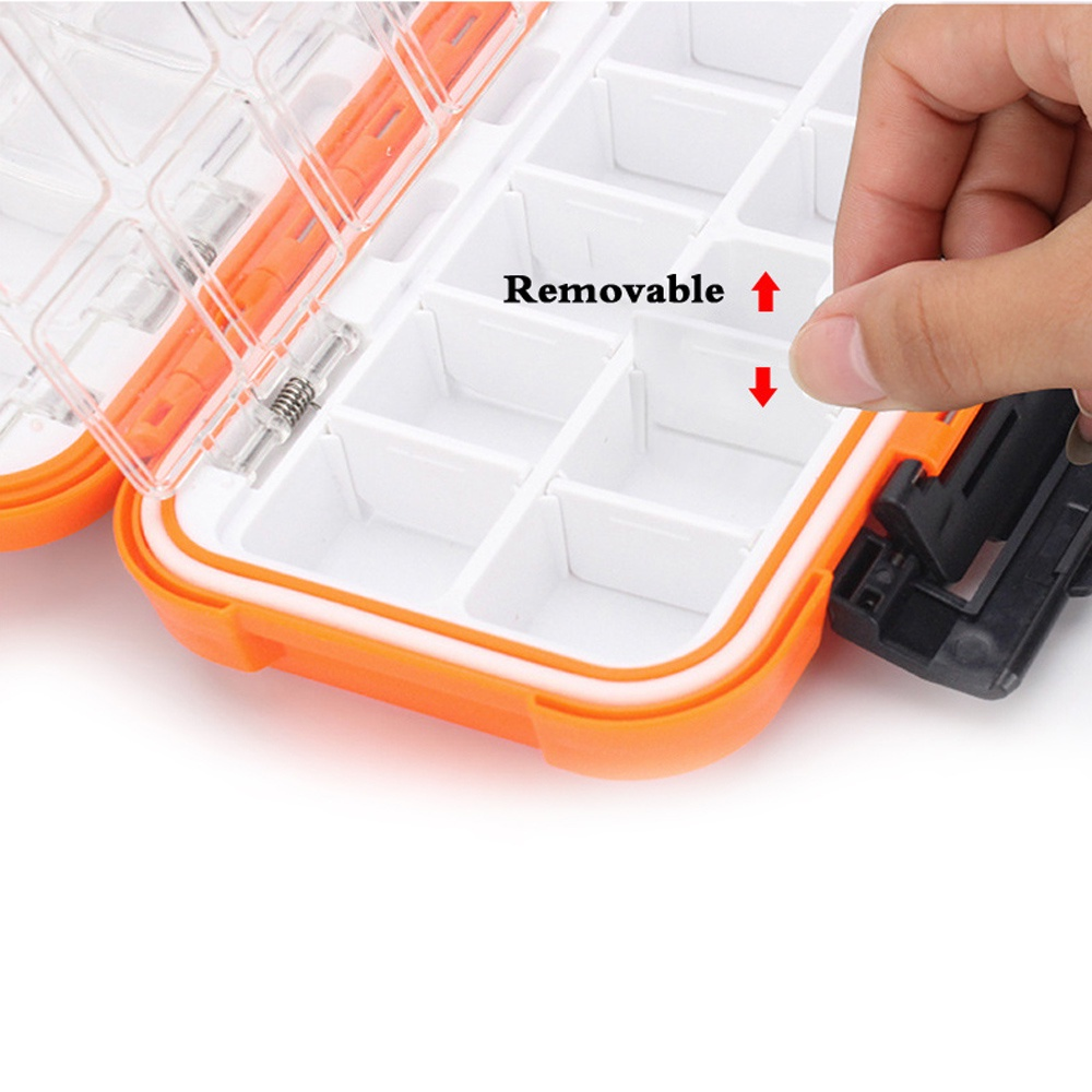 Caixa De Pesca Grande Capacidade 24/28 Grade Acessórios Artes Gancho Isca À Prova D'água Armazenamento De Alta