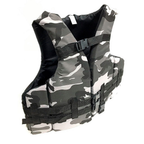 Colete Salva Vidas Camuflado Cinza 120 kg - Lançamento