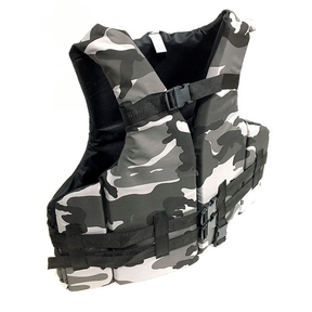 Colete Salva Vidas Camuflado Cinza 120 kg - Lançamento