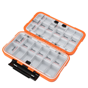 Caixa De Pesca Grande Capacidade 24/28 Grade Acessórios Artes Gancho Isca À Prova D'água Armazenamento De Alta