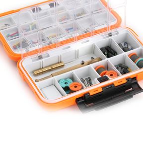 Caixa De Pesca Grande Capacidade 24/28 Grade Acessórios Artes Gancho Isca À Prova D'água Armazenamento De Alta