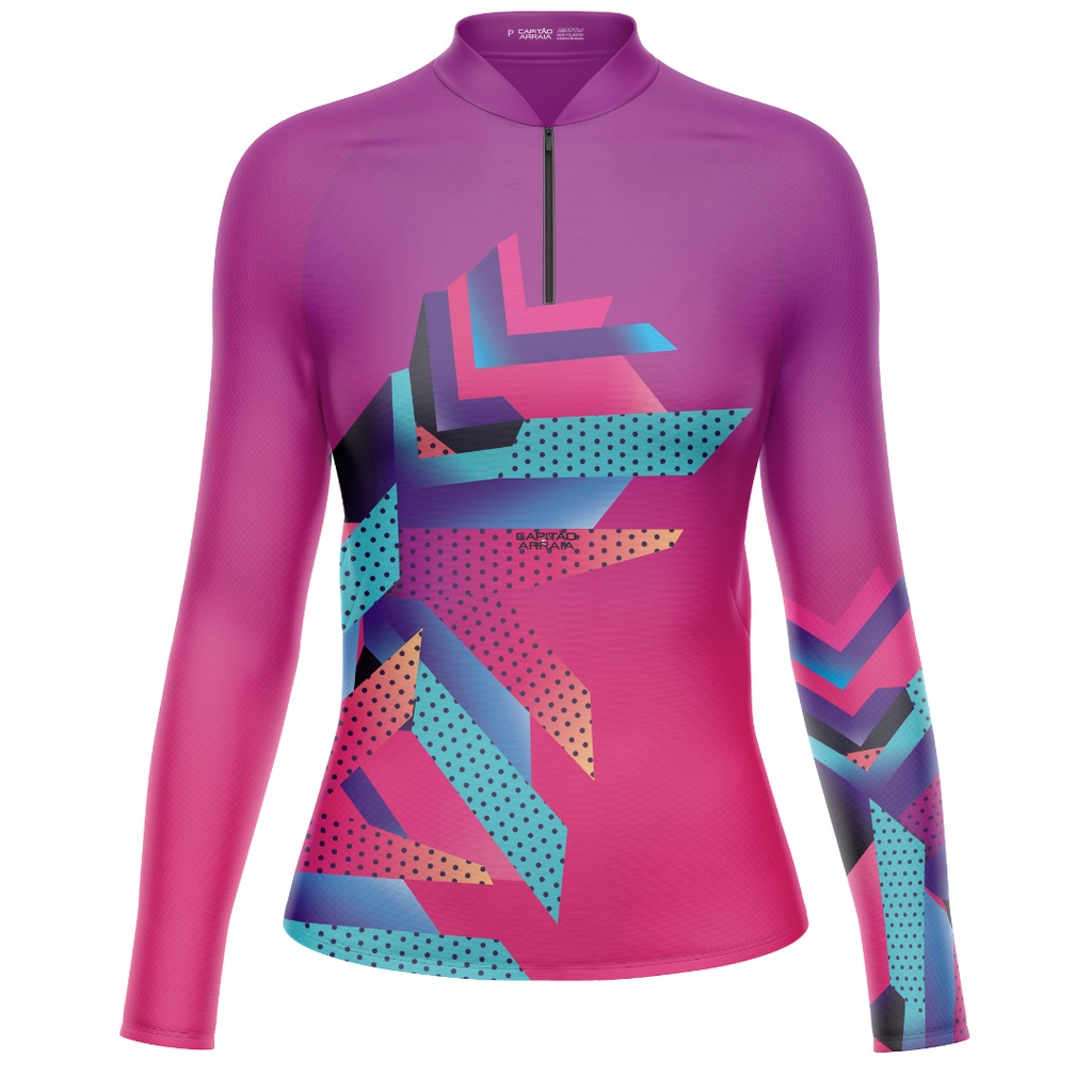 Camisa Pesca Blusa Pescaria Feminina Capitão Arraia Vários Modelos Proteção Uv50