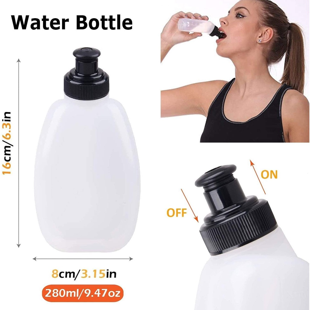 Bolsa de corrida à prova d'água com suporte para garrafa de água