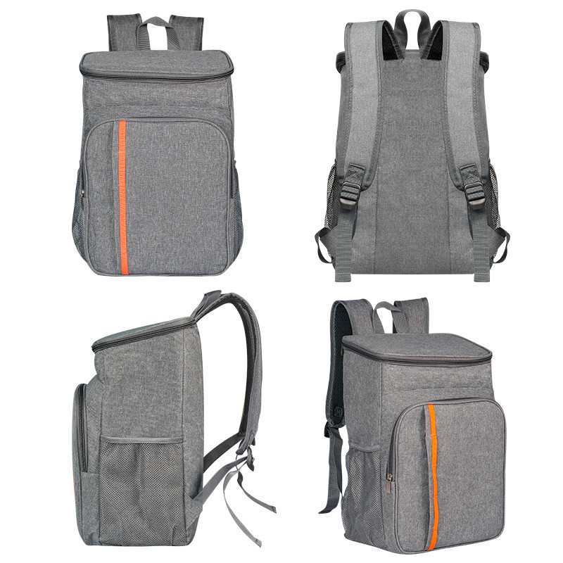 Mochila térmica bolsa térmica acampamento ao ar livre mochila piquenique oxford tecido impermeável bolsa de gelo isolada