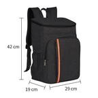 Mochila térmica bolsa térmica acampamento ao ar livre mochila piquenique oxford tecido impermeável bolsa de gelo isolada