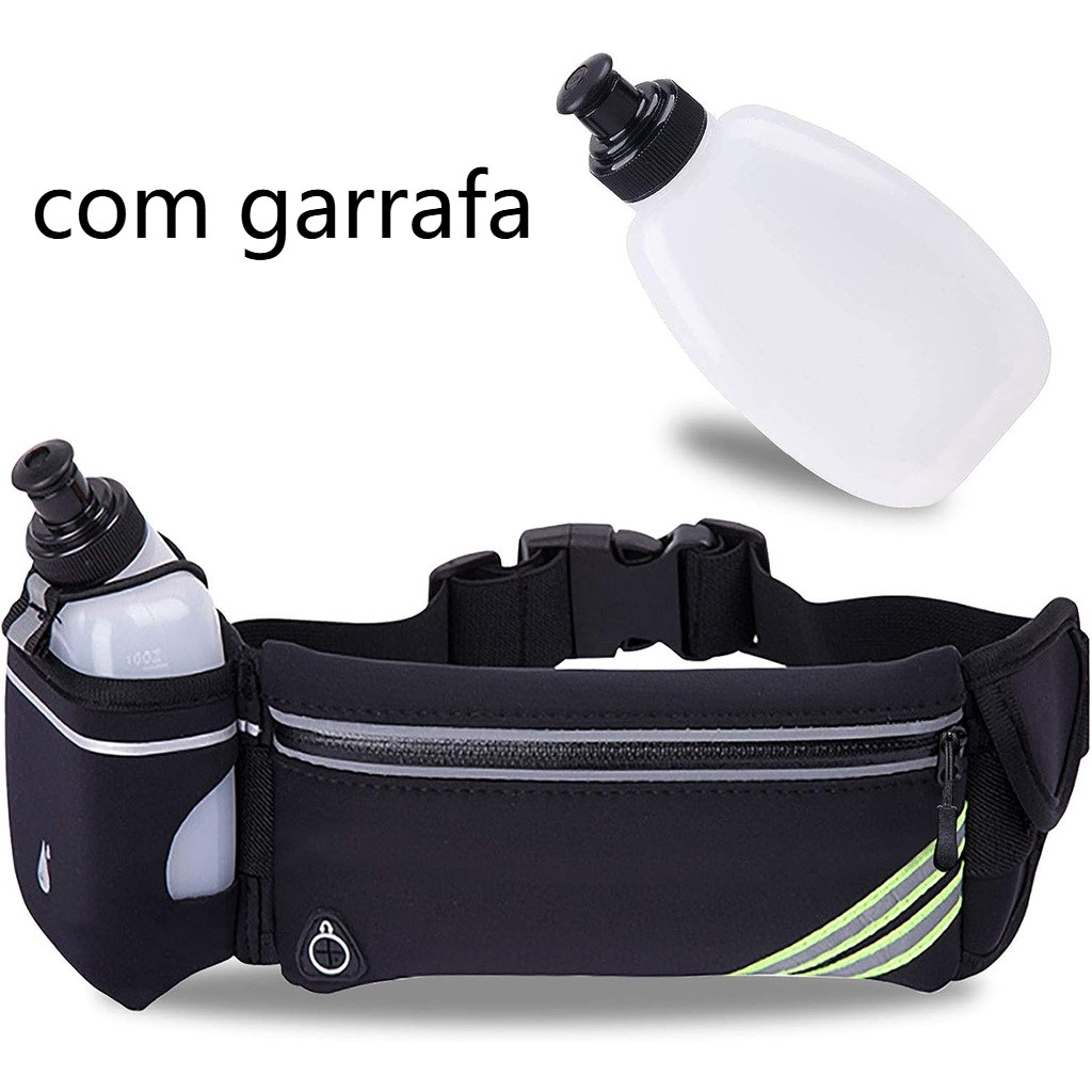 Bolsa de corrida à prova d'água com suporte para garrafa de água