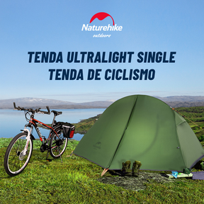 Naturehike Tenda Ultraleve Ao Ar Livre 3 Temporada À Prova Dwaterproof Água 20D Náilon Caminhadas 1 Pessoa Mochila Acamp
