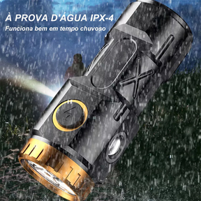 Lanterna Tática Poderosa De Alta Potência Recarregável Por USB