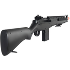 Kit Rifle AirSoft M14 M305F Spring 6mm Preta - Double Eagle + 2000 Esferas 0.12g