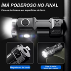 Lanterna Tática Poderosa De Alta Potência Recarregável Por USB