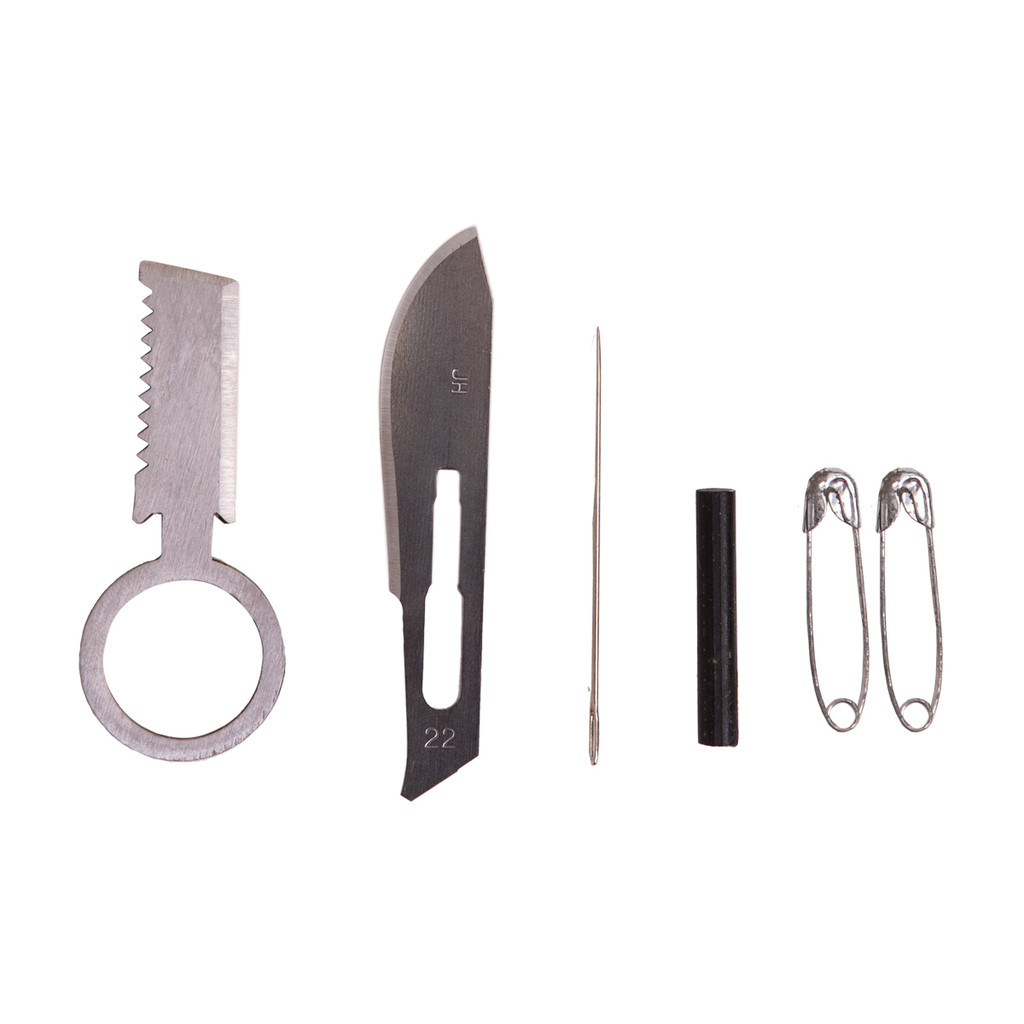 Chaveiro Paracord Kit Sobrevivência c/ Apito XGJ-8 (20 Itens)