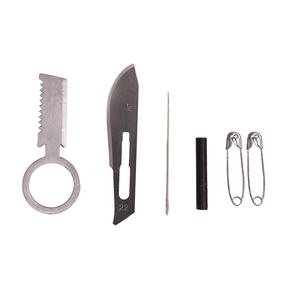 Chaveiro Paracord Kit Sobrevivência c/ Apito XGJ-8 (20 Itens)